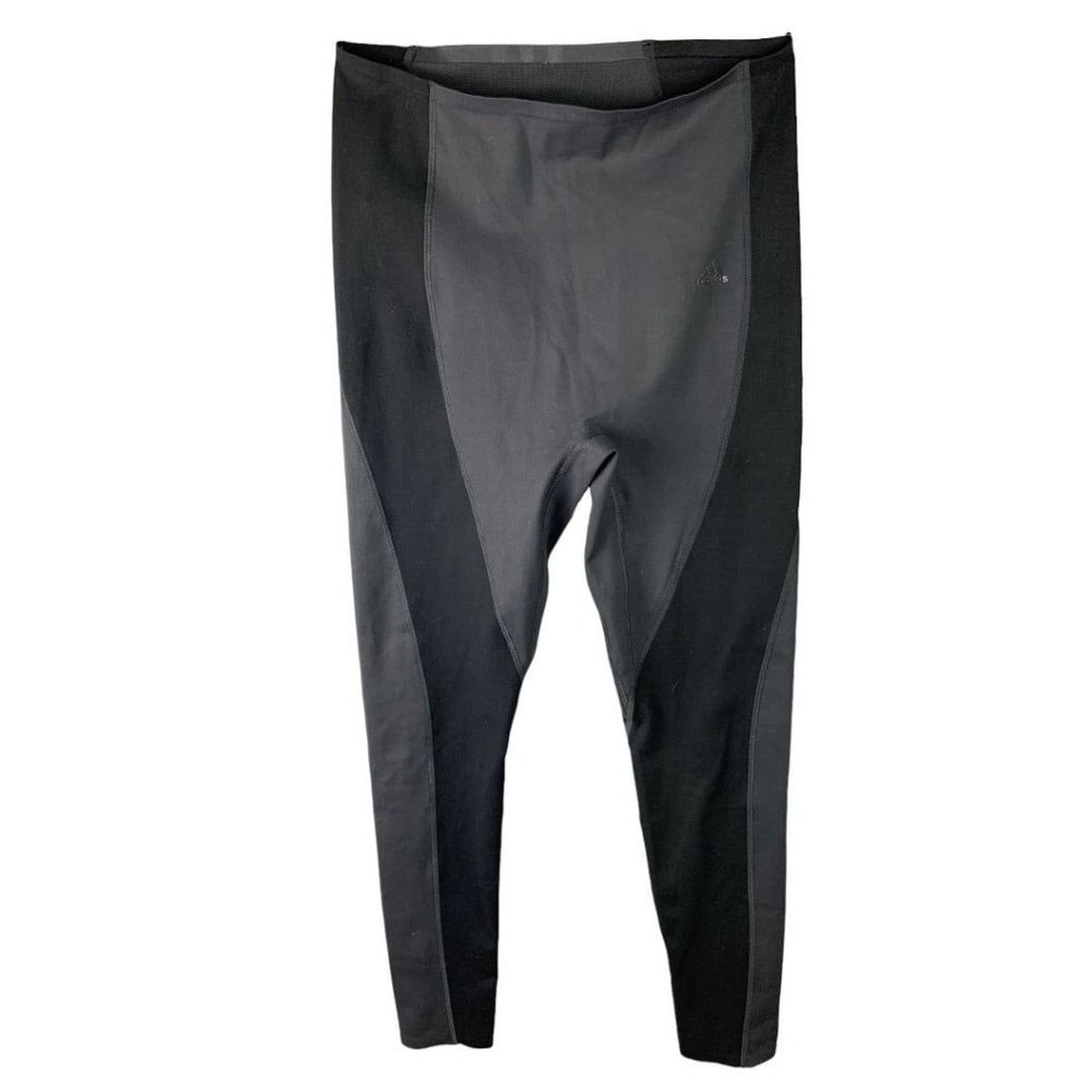 Small Adidas Yoga 4 Elements Women's Dark Gray Leggings HD4484 Ankle Length
